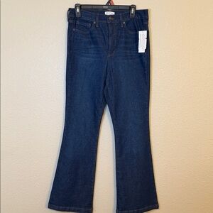 Sofia by Sofia Vergara Women's Dark Blue Flare Jeans